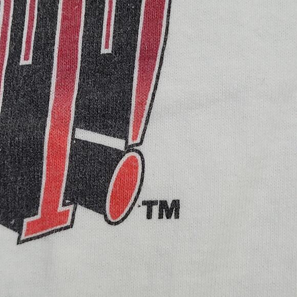 Vintage 90s Who Let the Dogs Out Shirt Medium 20x26 White - Picture 2 of 13